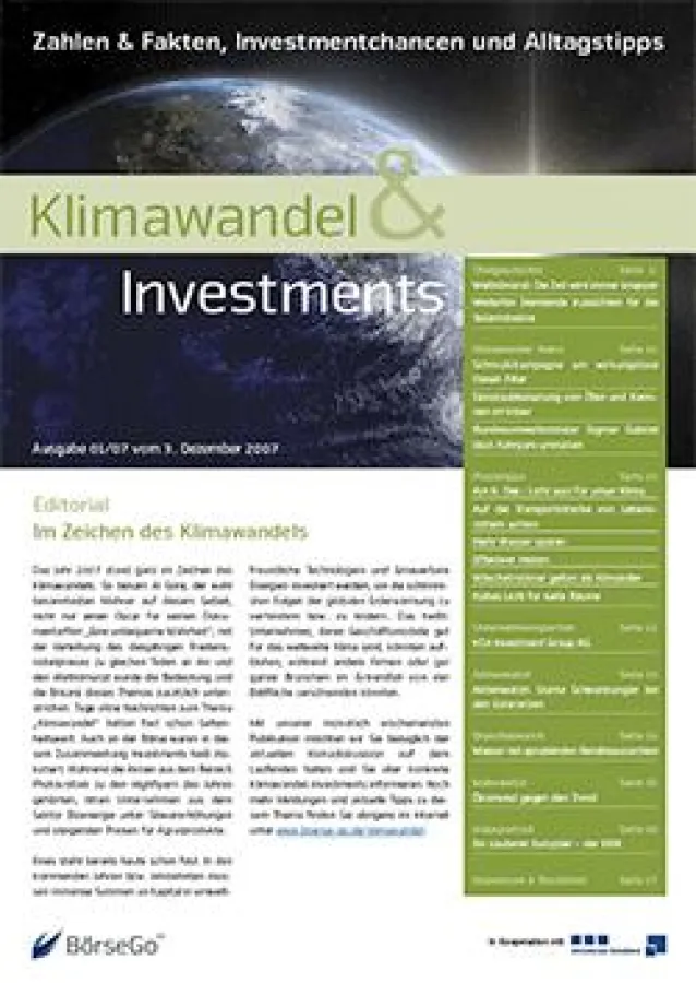 Klimawandel & Investments