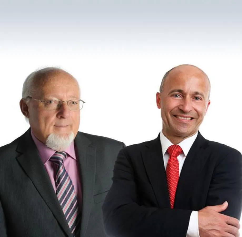 (Walter Kaltenbach und Ralph Guttenberger, die Geschäftsführer von Kaltenbach Training)