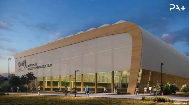 Bild: Architekturinnovation für den Hockeysport: PA+ realisiert Kaltlufthalle für den Deutschen Hockeybund