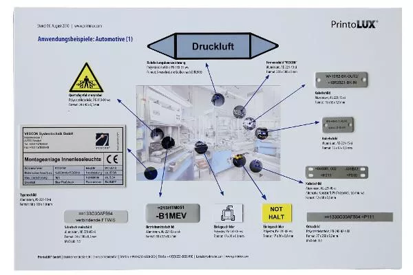 Prozesskosten beim Kennzeichnungsdruck senken: PrintoLUX® macht mit thermohärtendem Digitaldruck Furore Bild: Prozesskosten beim Kennzeichnungsdruck senken: PrintoLUX® macht mit thermohärtendem Digitaldruck Furore