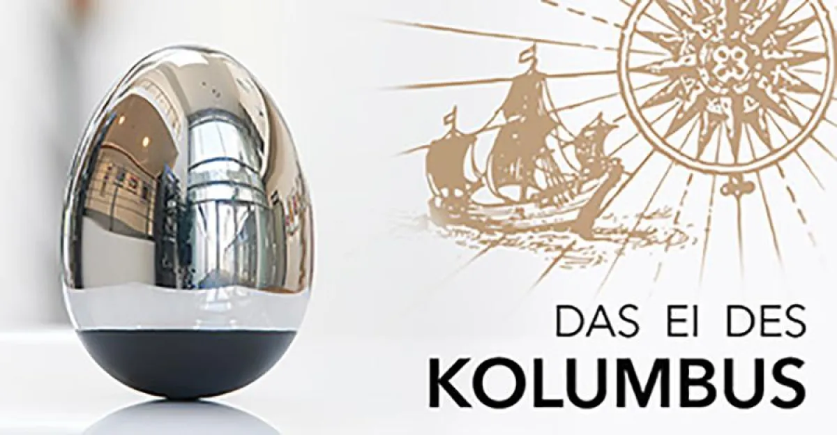 Briefbeschwerer EI DES KOLUMBUS, von TROIKA