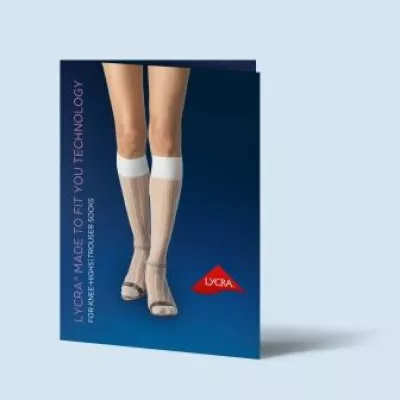 Bild: DIE LYCRA® MADE TO FIT YOU TECHNOLOGIE REVOLUTIONIERT FEINKNIESTRÜMPFE