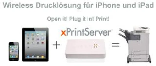 Bild: Wireless Drucklösung für iPhone und neues iPad