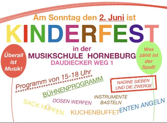 Bild: Kinderfest in Horneburg am 2. Juni 2019