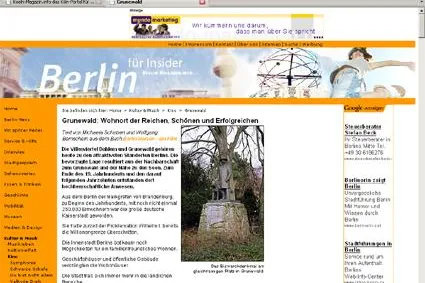 Filmspaziergang durch Grunewald – jetzt auf Berlin-Magazin.info Bild: Filmspaziergang durch Grunewald – jetzt auf Berlin-Magazin.info