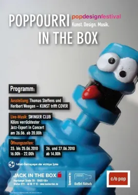 Bild: JACK IN THE BOX präsentiert die Ausstellung „poppourri“ auf dem popdesignfestival Ehrenfeld