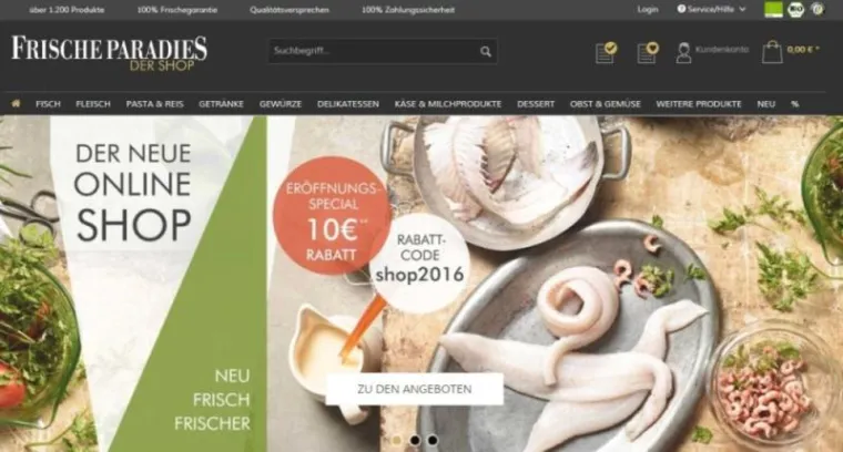 Bild: Frischeparadies relauncht Onlineshop: Neues Design, verbesserte Software und mehr Vielfalt