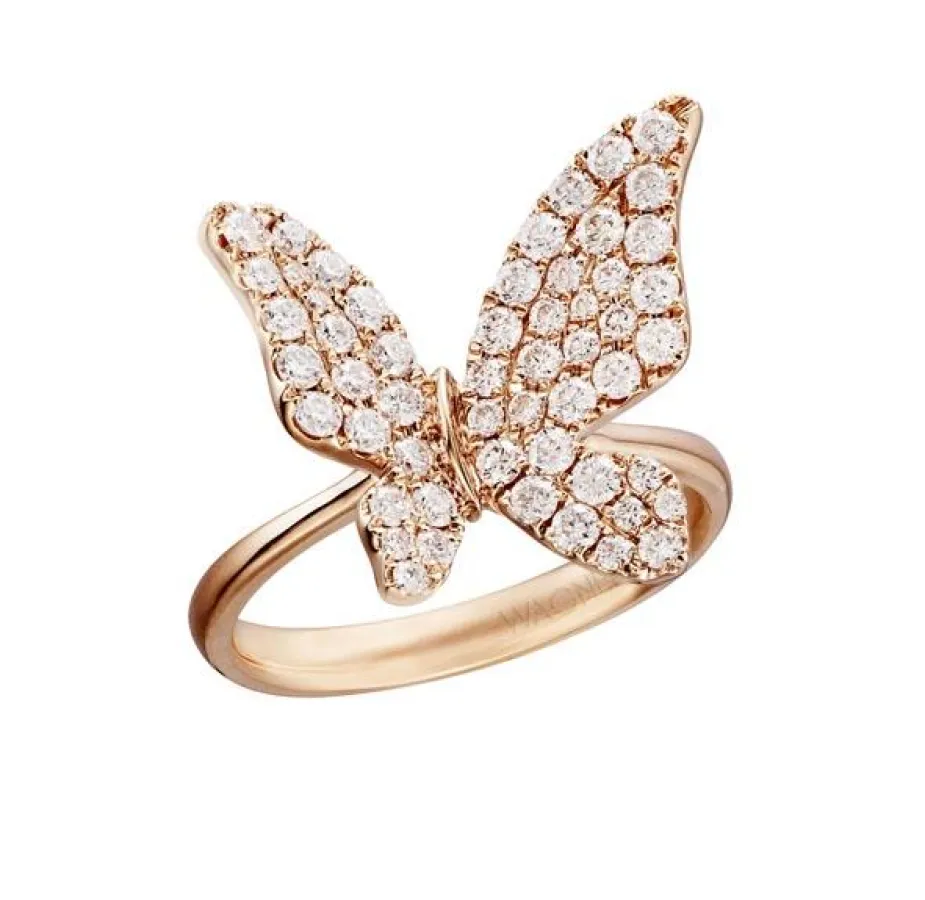 Butterfly - Ring, Roségold, Diamanten ab ? 1.970,-