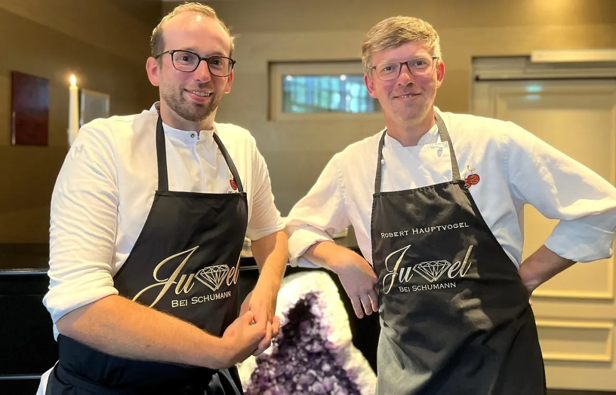 Tobias Heldt und Robert Hauptvogel kochen nun gemeinsam im JUWEL