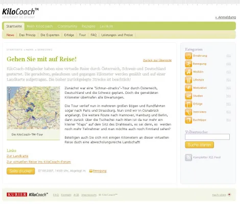 Bild: Leichter abnehmen in der virtuellen Gemeinschaft