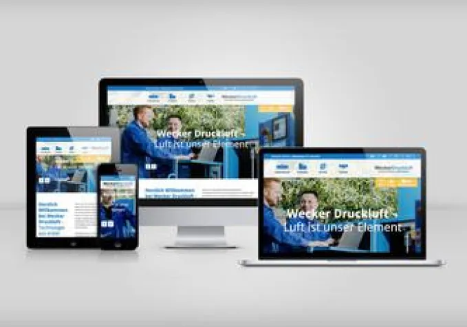 MODERN UND PROFESSIONELL – DER NEUE INTERNETAUFTRITT VON WECKER DRUCKLUFT IST ONLINE Bild: MODERN UND PROFESSIONELL – DER NEUE INTERNETAUFTRITT VON WECKER DRUCKLUFT IST ONLINE