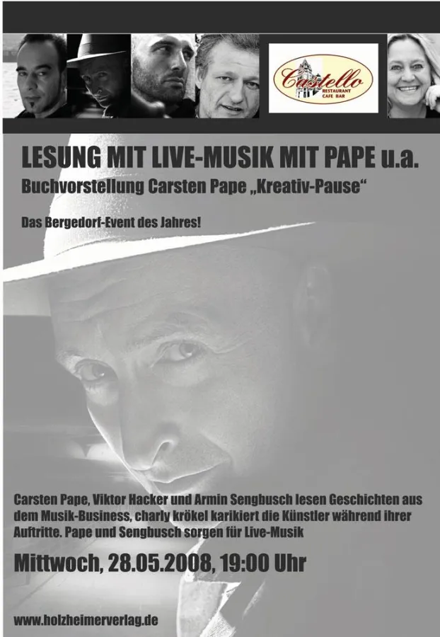 LIVE-EVENT MIT CARSTEN PAPE u.a. IM CASTELLO