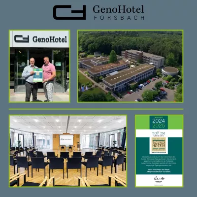 Bild: Das GenoHotel Forsbach gehört wieder zu den besten Tagungshotels in Deutschland