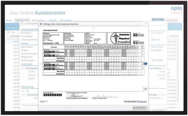 Bild: Flexibel mit verschiedenen Abrechnungstarifen