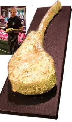 Bild: Ribery Gold Steak für alle!!!