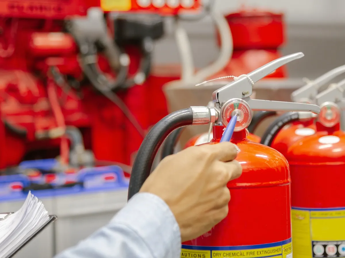 Wartungsplaner organisiert die Brandschutzmaßnahmen  (© Hoppe Unternehmensberatung)