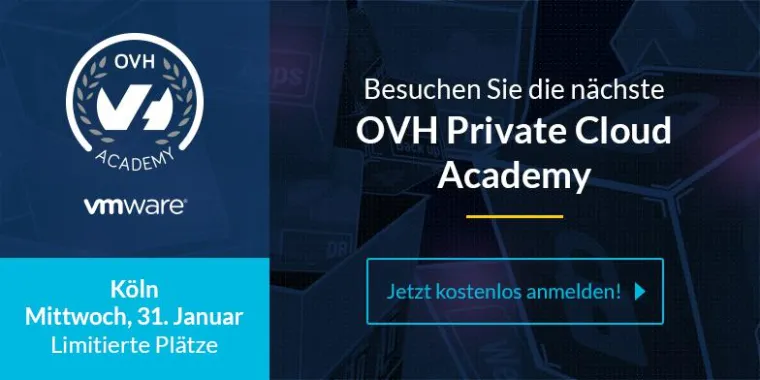 Cloud Praxis-Workshop am Rhein: 1. OVH Academy 2018 in Köln Bild: Cloud Praxis-Workshop am Rhein: 1. OVH Academy 2018 in Köln