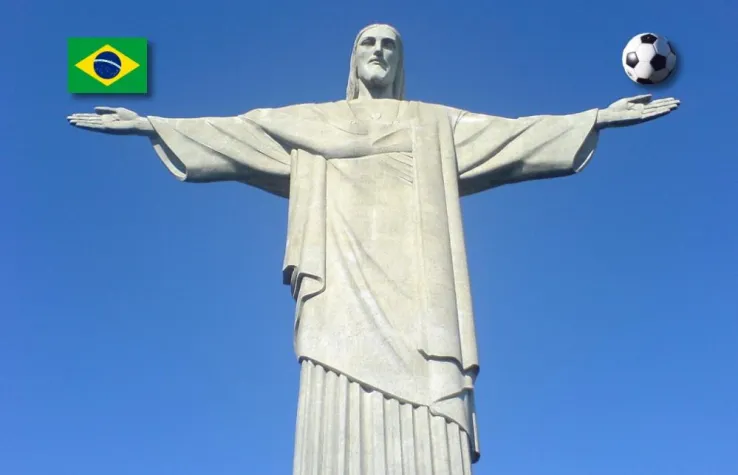 Bild: Vor dem Spiel ist neben dem Platz