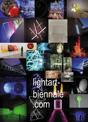 Bild: Ausstellungseröffnung Biennale für Lichtkunst 2010 am Mi. 1. Sept. 19.00Uhr