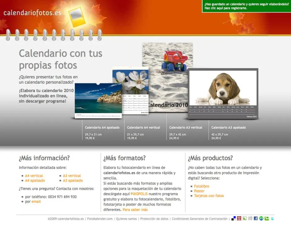 Fotokalender jetzt in Schweden und Spanien!