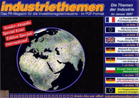 Bild: Neues Fach-Magazin -industriethemen - mehrsprachig erschienen