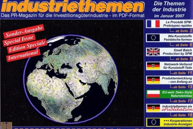 Neues Fach-Magazin -industriethemen - mehrsprachig erschienen Bild: Neues Fach-Magazin -industriethemen - mehrsprachig erschienen