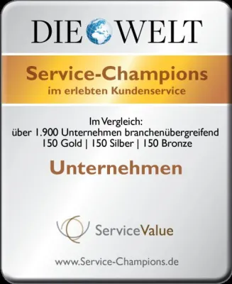 Bild: Service-Champions 2015: Über 1.900 Unternehmen auf dem Kunden-Prüfstand