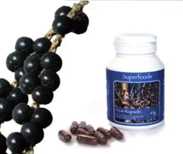 Bild: Acai Kapseln von vita-shop.ch helfen beim Verdauen und Entschlacken