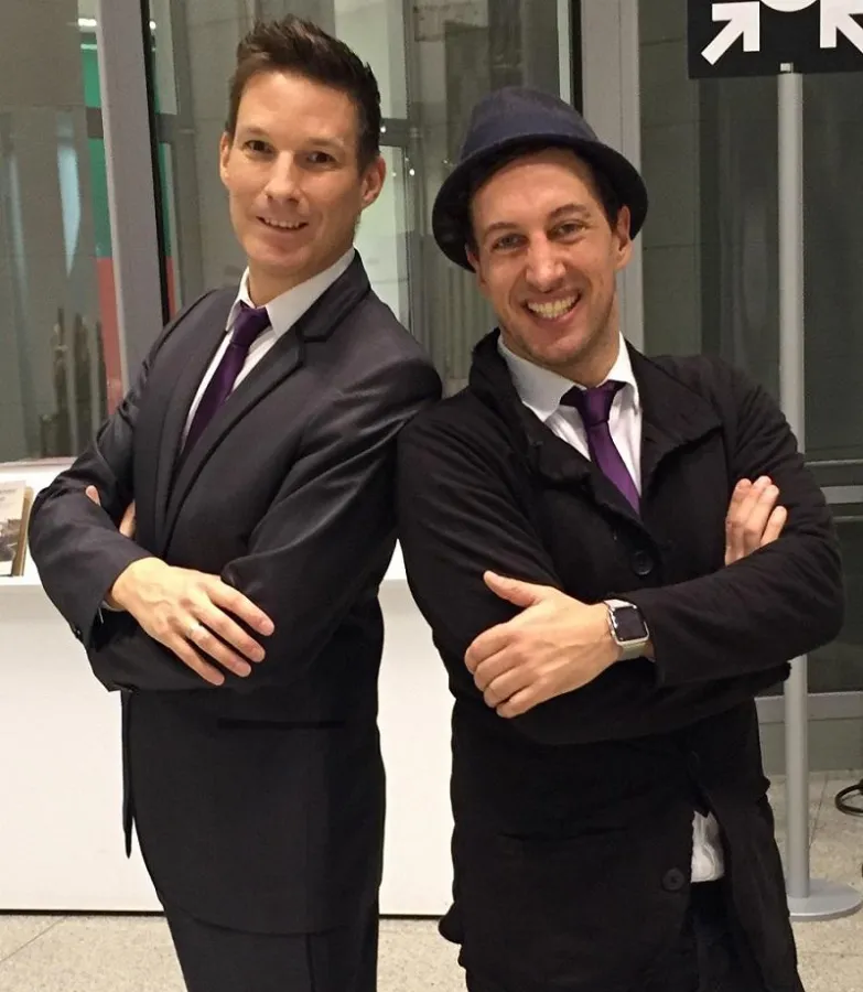 Timo Müller und Sandór Krönert