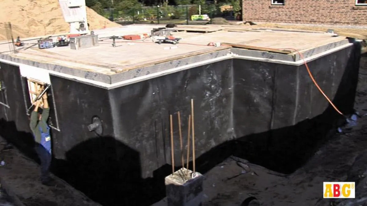 Wasserdichtes ABG-Kellerdicht-System gibt Bauherren Sicherheit beim Kellerbau