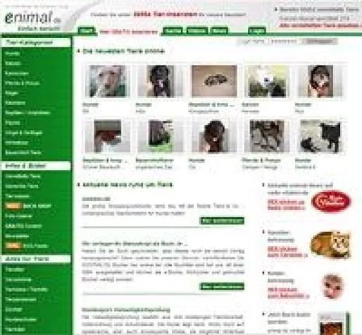 Bild: Online-Tiervermittlung enimal.de verlegt ab sofort auch Tierbücher