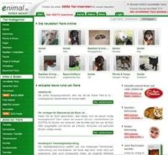 Online-Tiervermittlung enimal.de verlegt ab sofort auch Tierbücher Bild: Online-Tiervermittlung enimal.de verlegt ab sofort auch Tierbücher