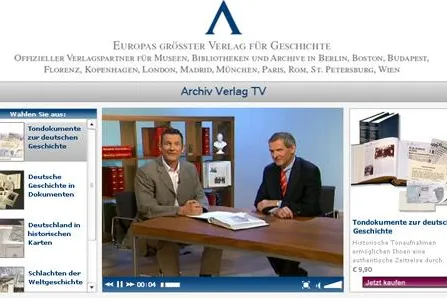 Archiv-Verlag setzt auf Online-Videos Bild: Archiv-Verlag setzt auf Online-Videos