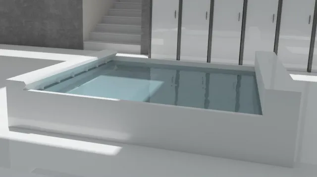 Bild: Endlos Schwimmen auf kleinstem Raum