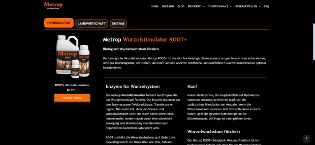 Bild: Wurzelsysteme stärken: Metrop's neue Formel für schnellere und tiefere Wurzelbildung