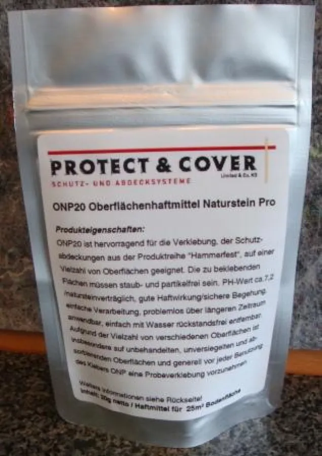1 Packung ONP20 ermöglicht es 25m² Fläche zu bekleben!