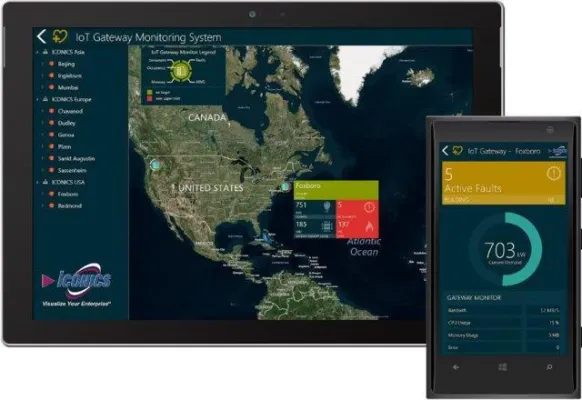 Bild: ICONICS präsentiert seine IoT Gateway Software Suite auf der Hannover Messe 2016