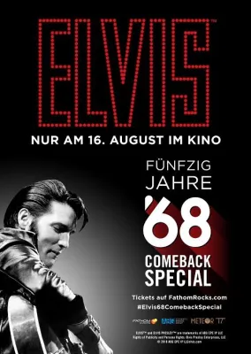 Elvis Presleys legendäres "´68 Comeback Special" kommt zum 50jährigen Jubiläum nur am 16. August ins Kino Bild: Elvis Presleys legendäres "´68 Comeback Special" kommt zum 50jährigen Jubiläum nur am 16. August ins Kino