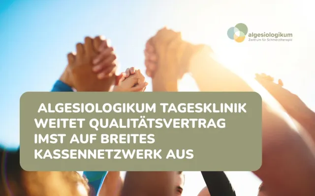 Bild: Algesiologikum Tagesklinik für Schmerzmedizin weitet Qualitätsvertrag IMST auf breites Kassennetzwerk aus