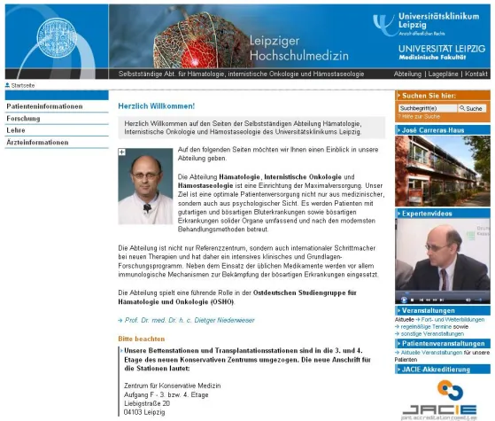 Bild: i-fabrik relauncht Webseiten der Universitätsmedizin Leipzig