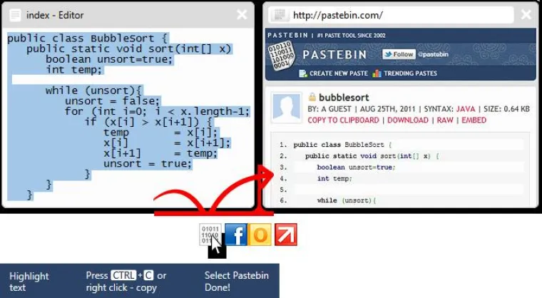Click.to nimmt Pastebin.com in sein Programm auf Bild: Click.to nimmt Pastebin.com in sein Programm auf