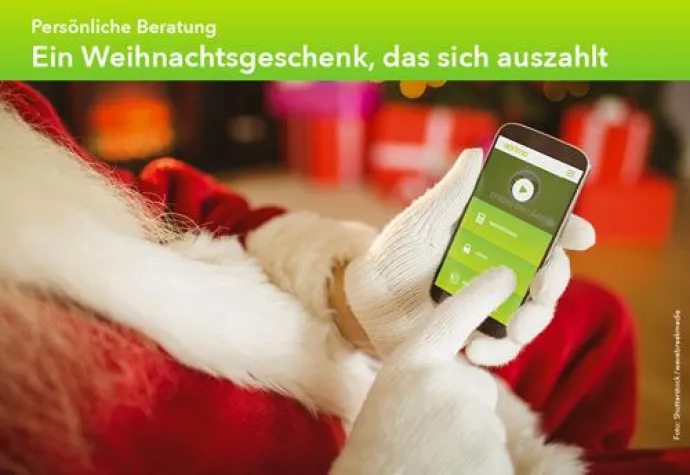 Bild: Ein Weihnachtsgeschenk, das sich auszahlt: Energiekosten mit dem Smartphone vergleichen