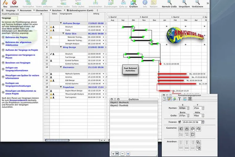 Bild: Die Projektmanagementlösung iTaskX 2 für Mac OS X ist verfügbar