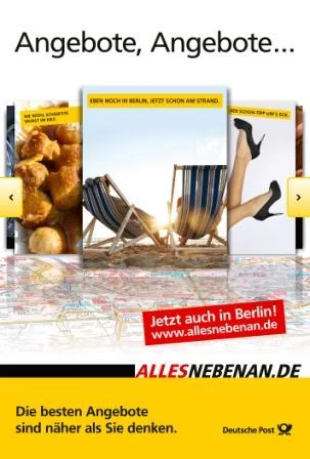 Plakatmotiv ALLESNEBENAN.DE