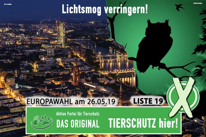 Bild: Tierschutz hier - Lichtsmog verringern