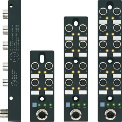 Bild: Neue M8x1 I/O-Verteiler mit aktiver Logikfunktion