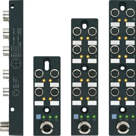 Bild: Neue M8x1 I/O-Verteiler mit aktiver Logikfunktion