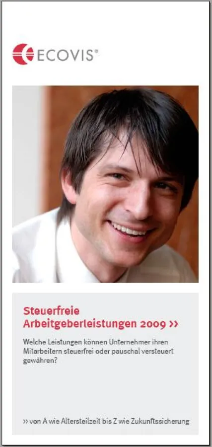 Download: www.ecovis.com/steuerfrei