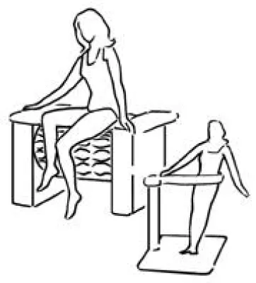 Bild: Rollen- und Bandmassage steigert das Wohlbefinden und formt die Figur