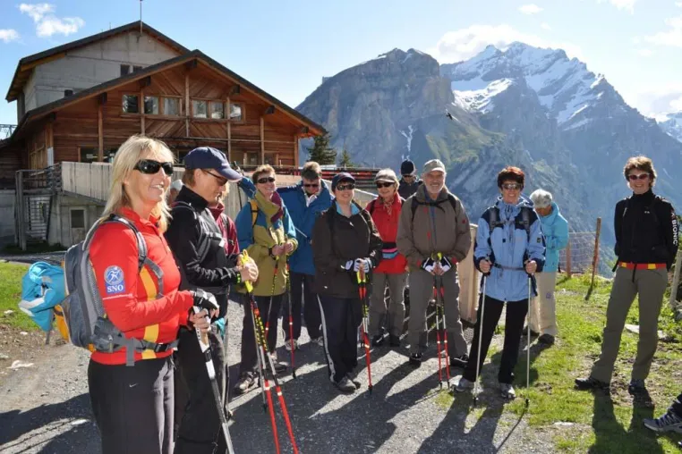 Bild: Zwischen einzigartiger Bergwelt rund um Kandersteg die SNO Nordic Power Days erleben